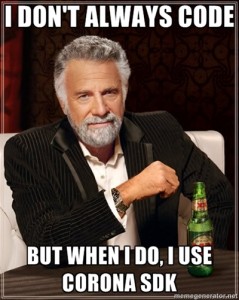 I don't always code...