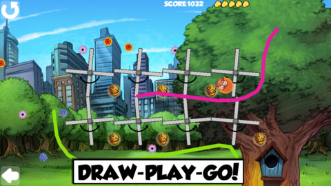 Comic Book Hero - Magic Line Rider Game screenshot 2